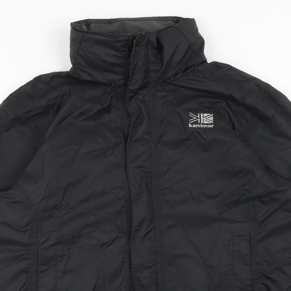Karrimor Mens Black Windbreaker Jacket Size XS Zip