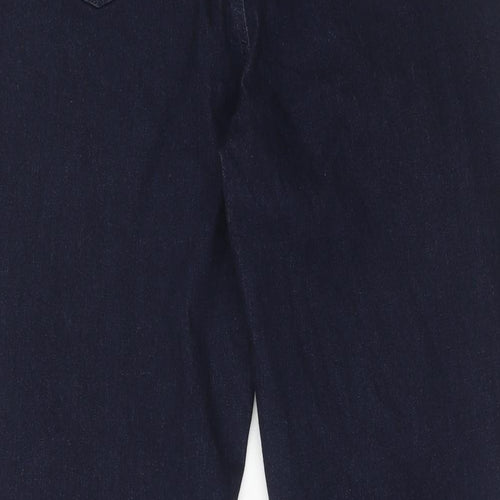 TU Womens Blue Cotton Skinny Jeans Size 20 Regular Zip