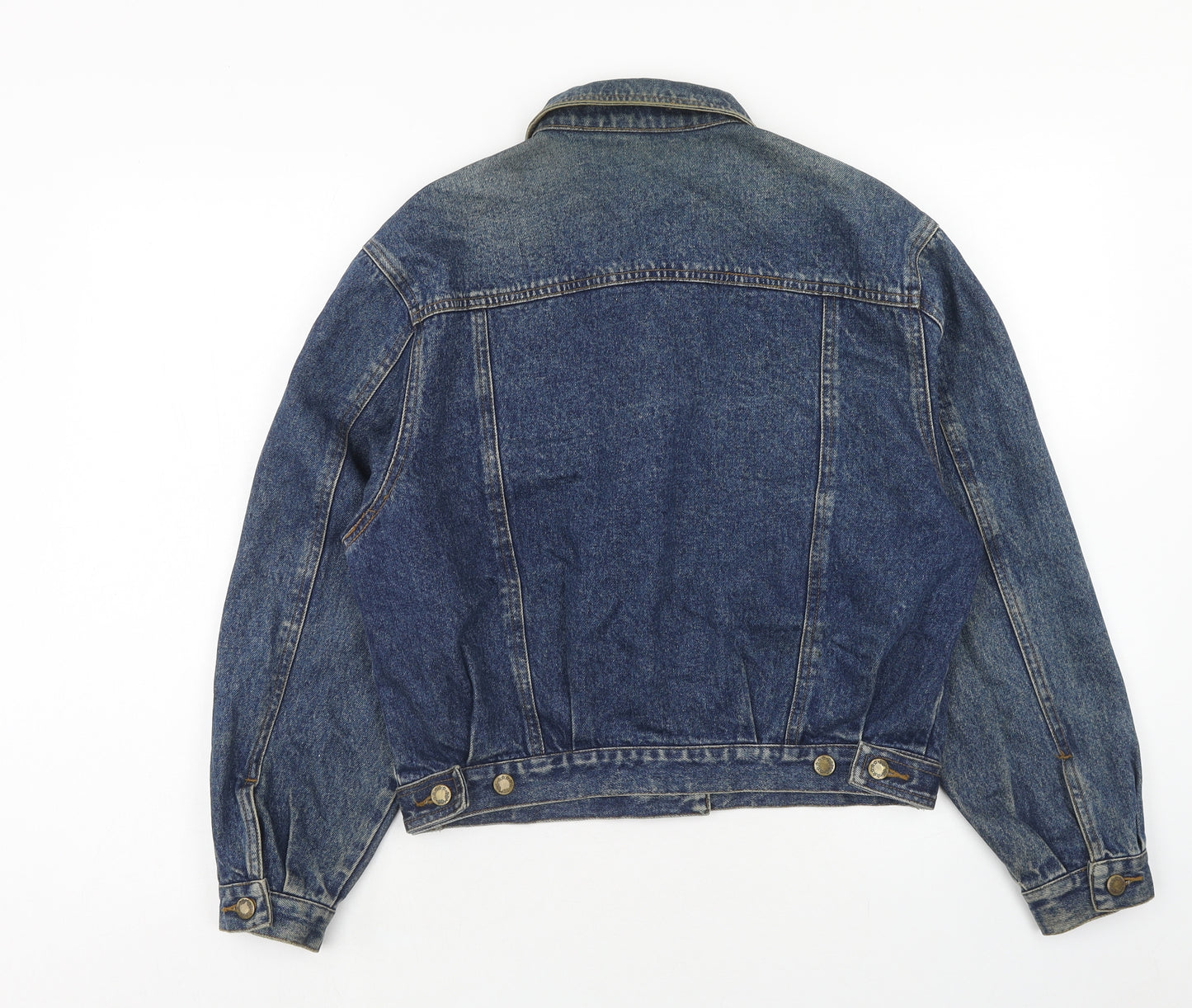 Miss Selfridge Womens Blue Jacket Size S Button