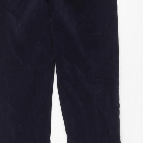 Gap Womens Blue Cotton Trousers Size 24 in Regular Zip