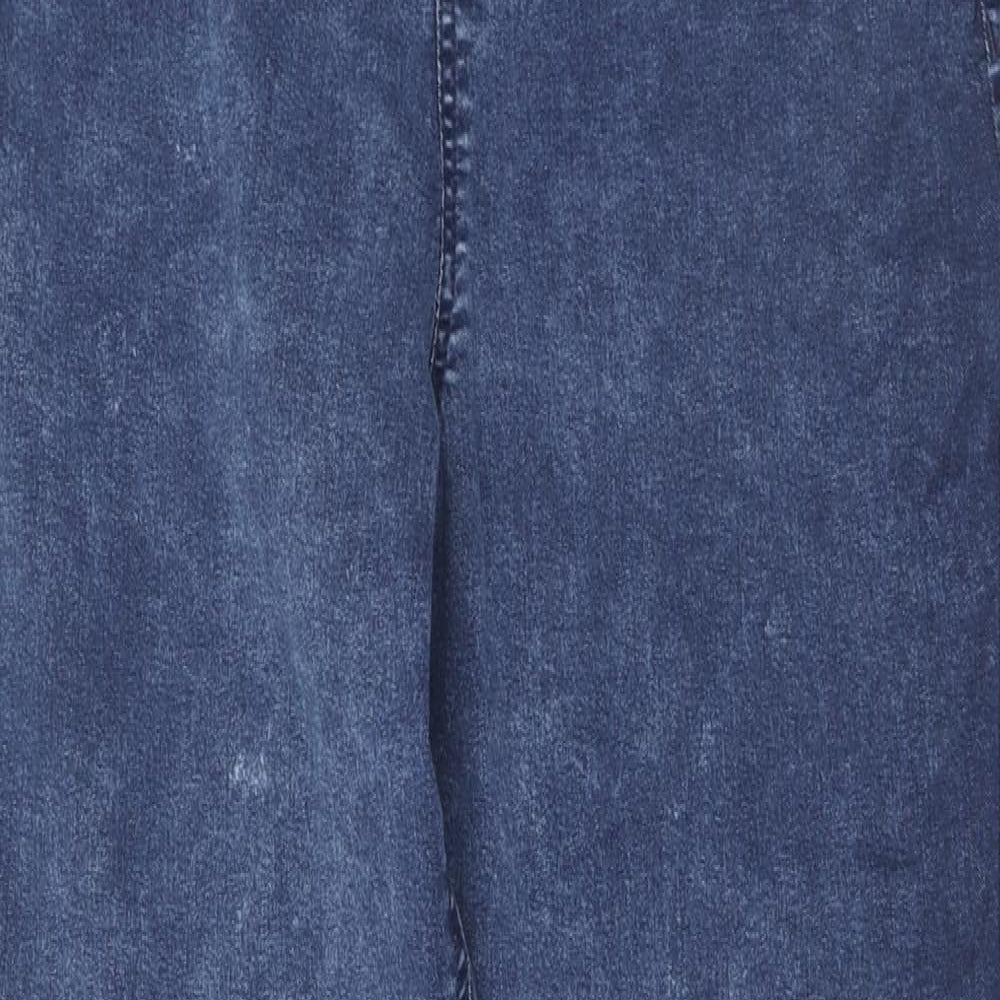 F&F Womens Black Cotton Jegging Jeans Size 20 Regular