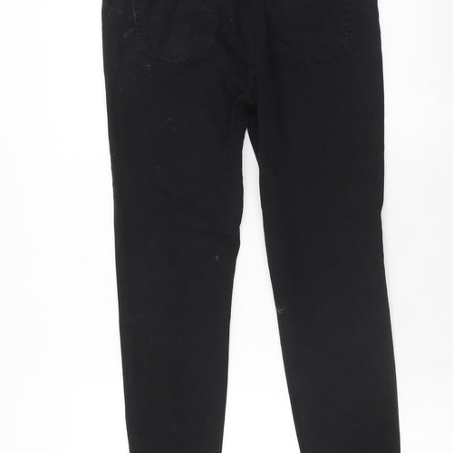 Denim & Co. Womens Black Cotton Skinny Jeans Size 12 L30 in Regular Zip