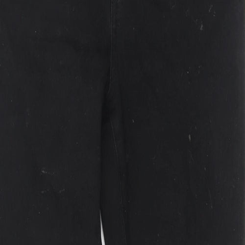 Denim & Co. Womens Black Cotton Skinny Jeans Size 12 L30 in Regular Zip