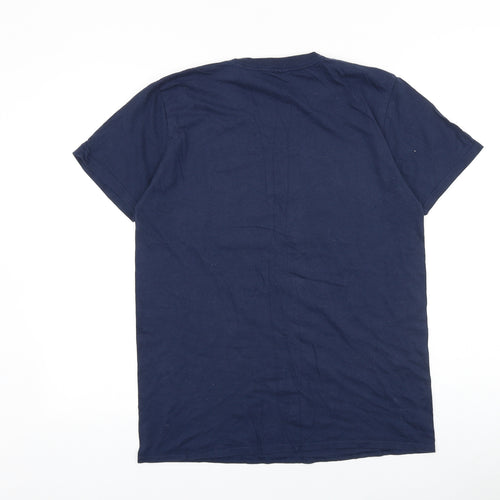 Gildan Mens Blue Cotton T-Shirt Size M Round Neck - League of Legends