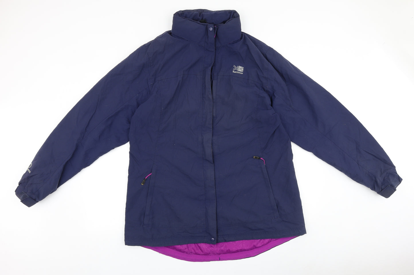 Karrimor Womens Blue Windbreaker Jacket Size 18 Zip
