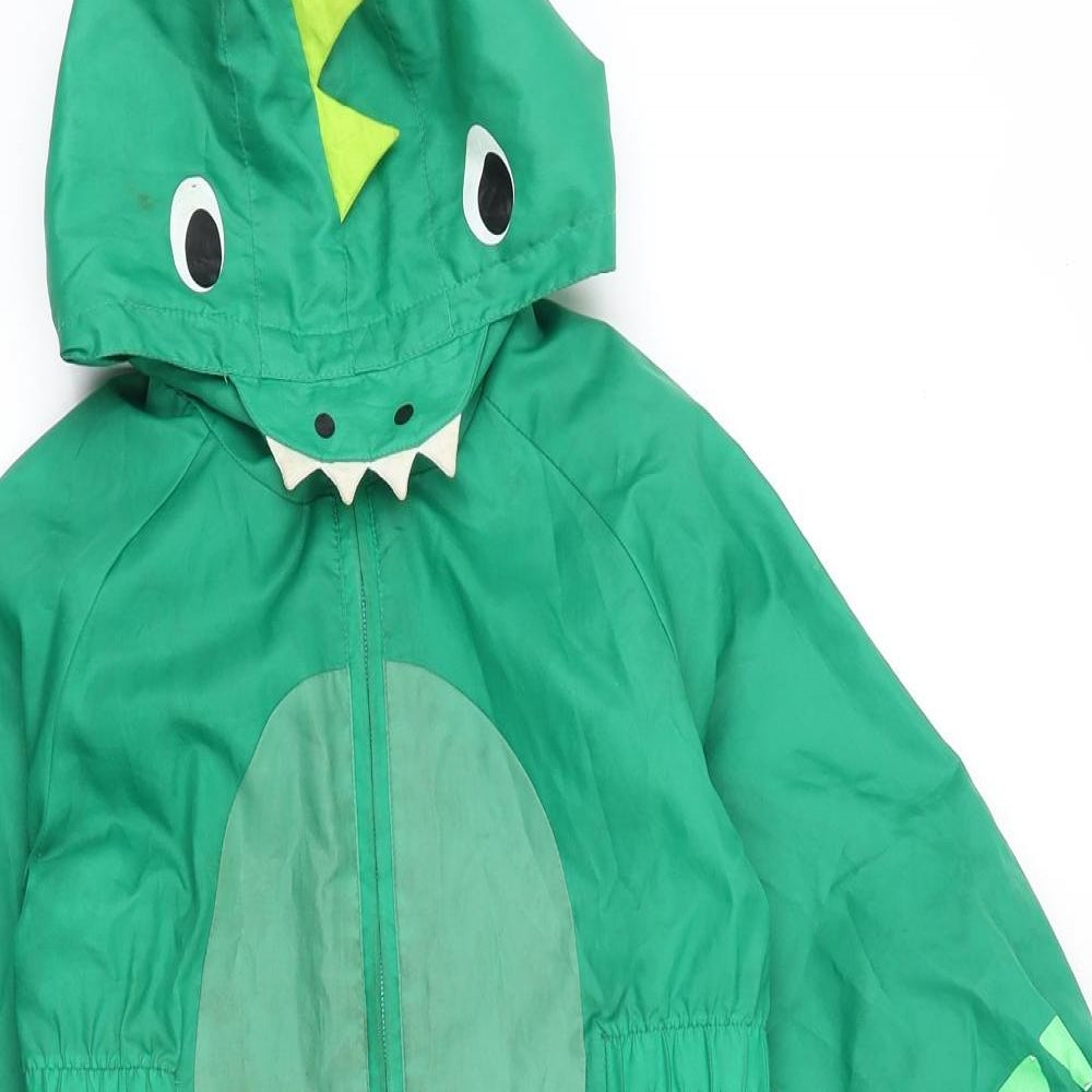 TU Baby Green Polyester Coverall One-Piece Size 18-24 Months Zip - Dinosaur