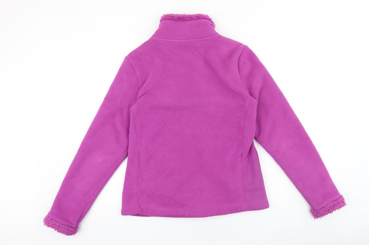 Marks and Spencer Womens Purple Jacket Size 10 Zip
