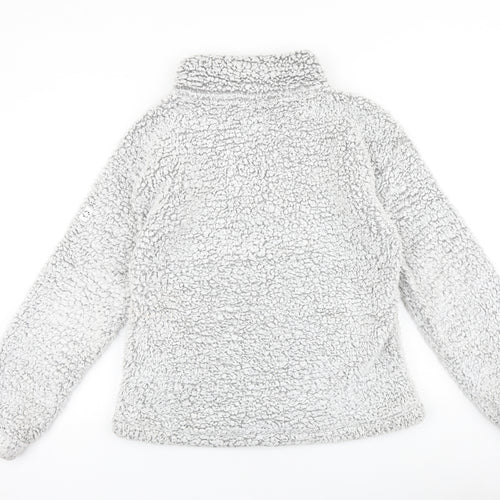 NEXT Womens Grey 100% Cotton Pullover Sweatshirt Size M Zip