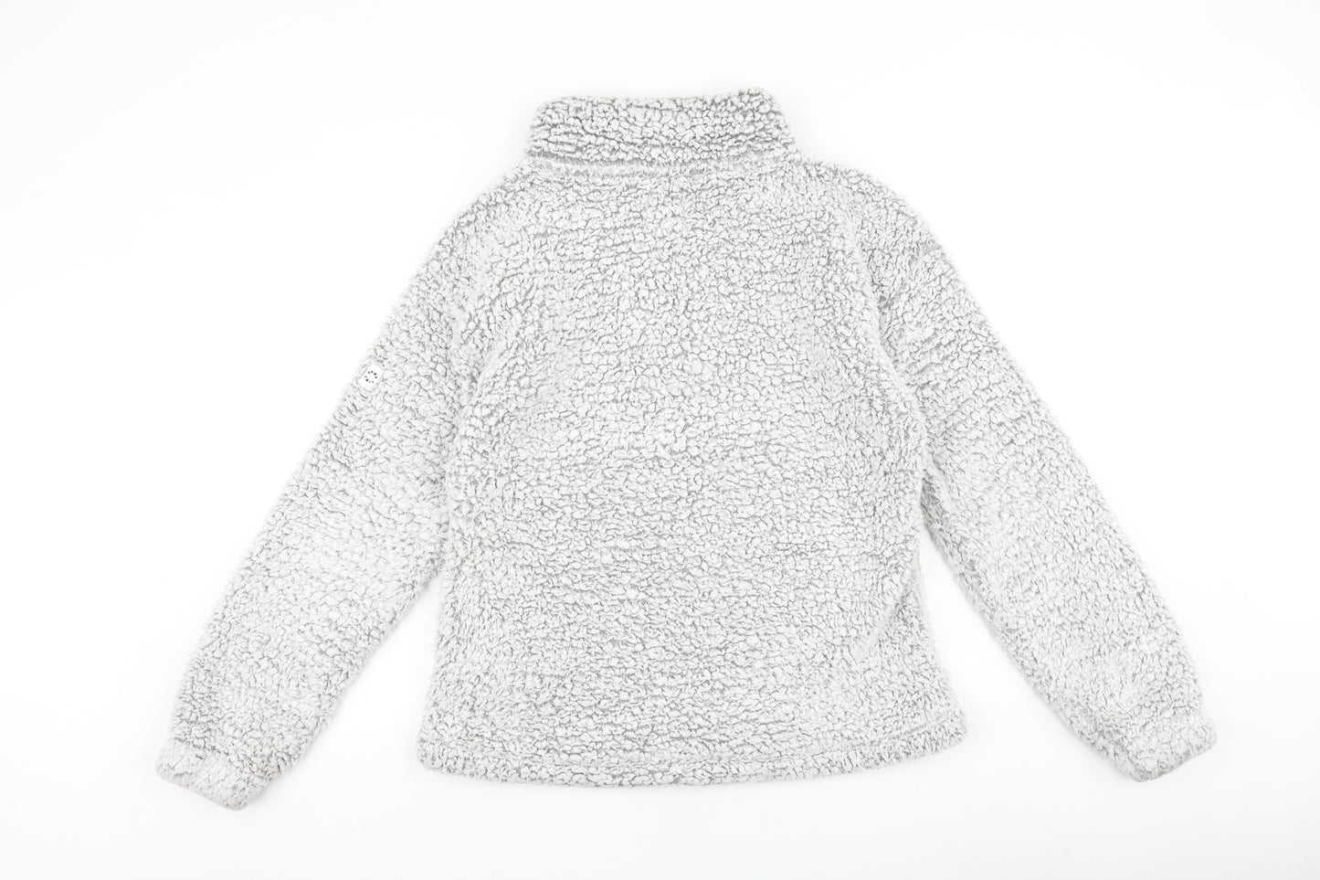 NEXT Womens Grey 100% Cotton Pullover Sweatshirt Size M Zip