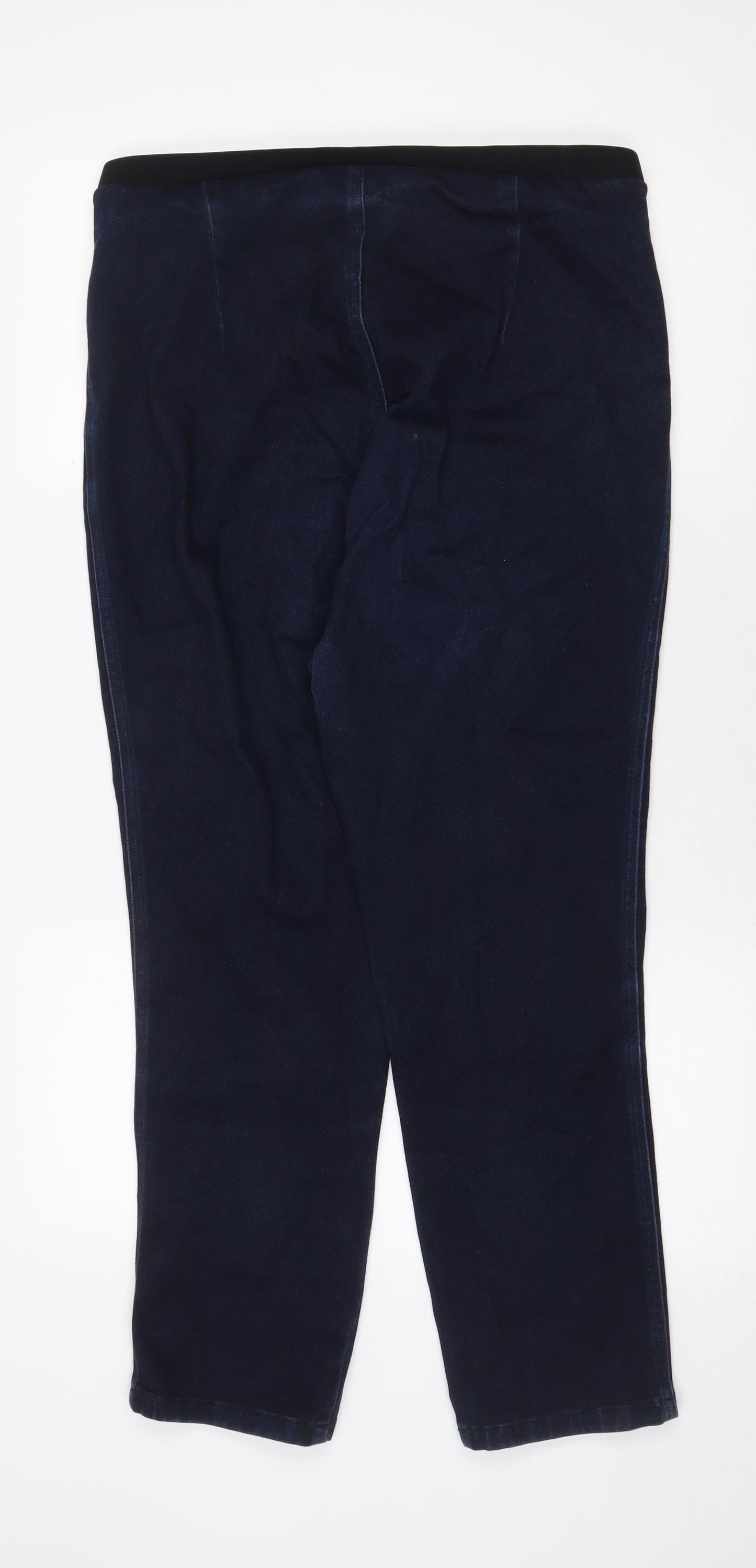 Marks and Spencer Womens Blue Cotton Jegging Jeans Size 16 Regular