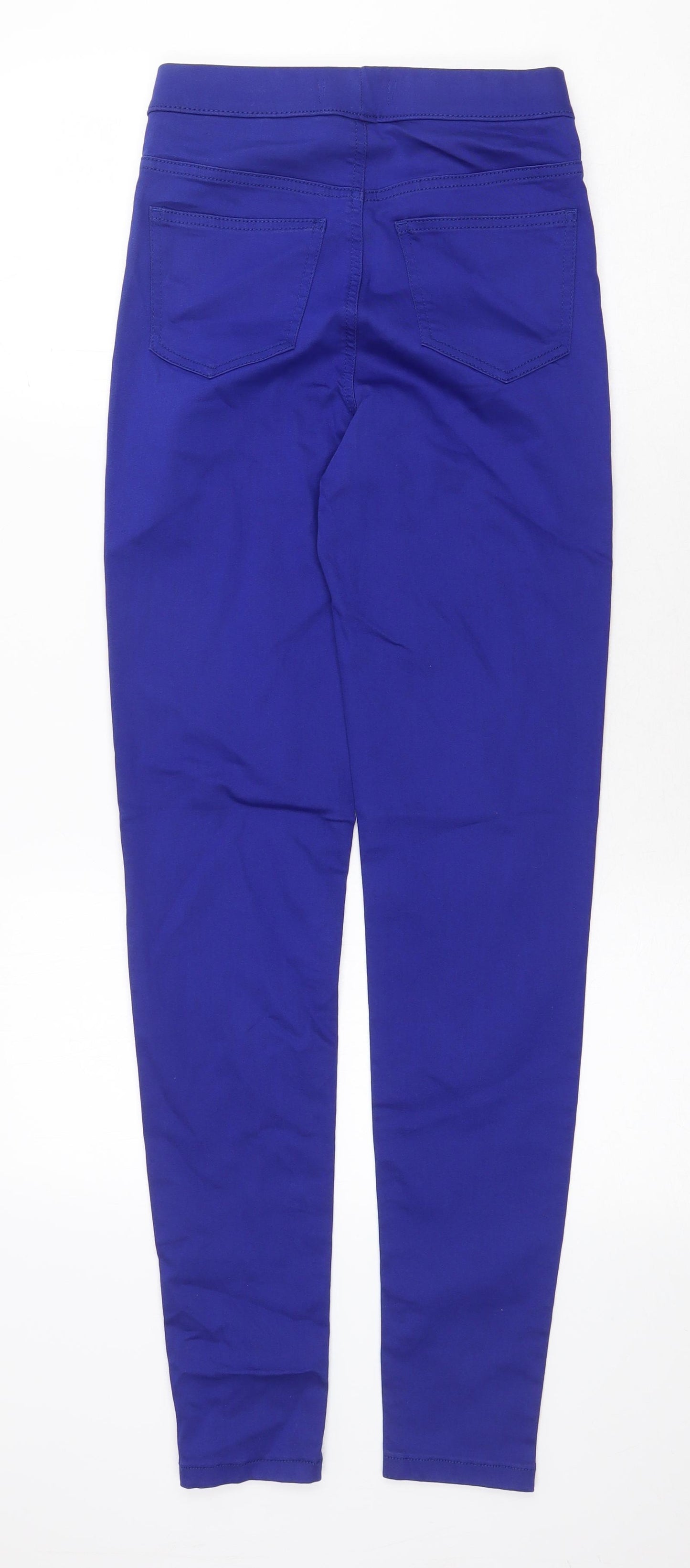 Marks and Spencer Womens Blue Cotton Jegging Jeans Size 6 Regular
