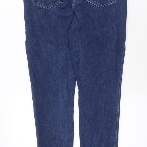 Et Vous Womens Blue Cotton Skinny Jeans Size 12 Regular Zip