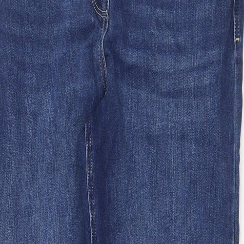Et Vous Womens Blue Cotton Skinny Jeans Size 12 Regular Zip