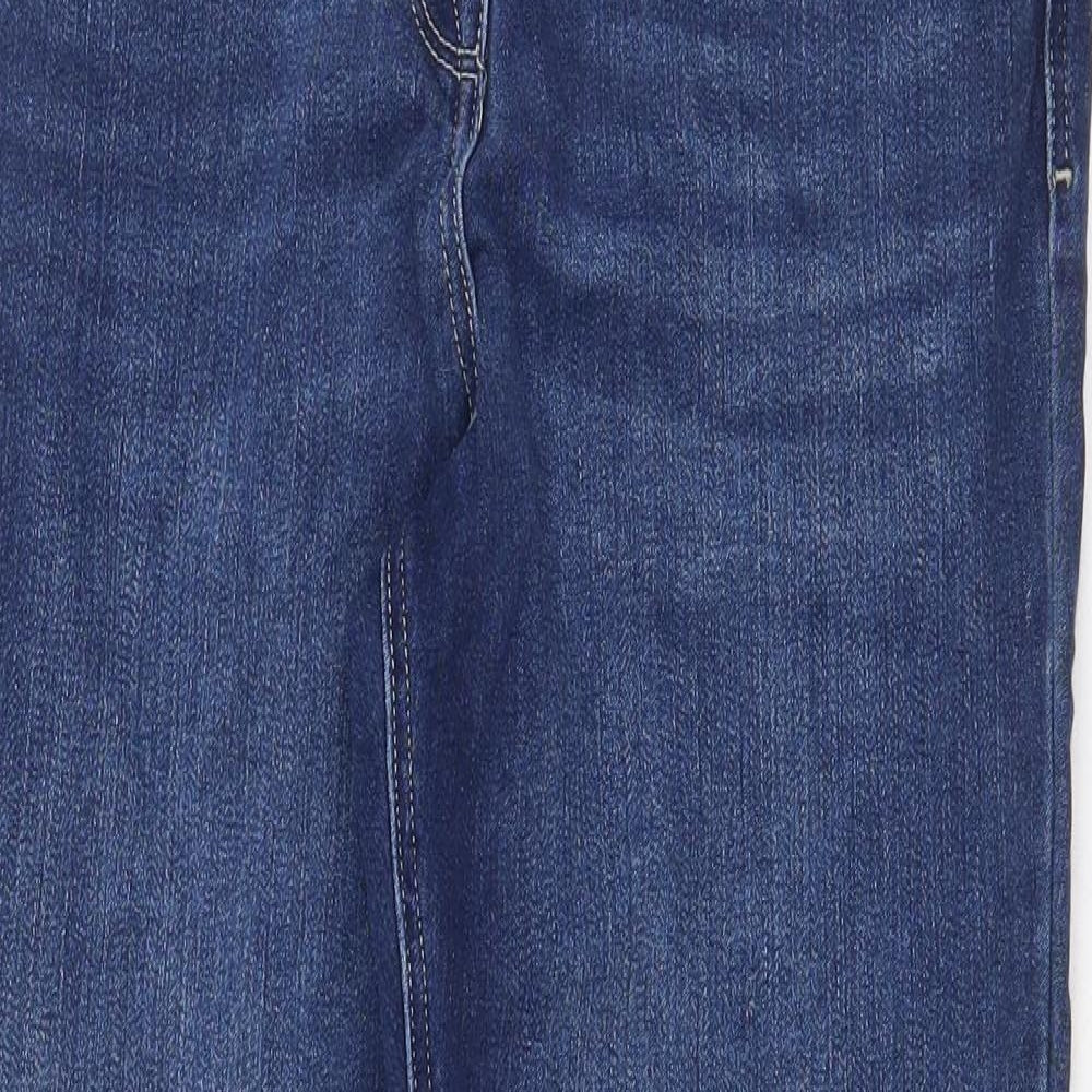 Et Vous Womens Blue Cotton Skinny Jeans Size 12 Regular Zip