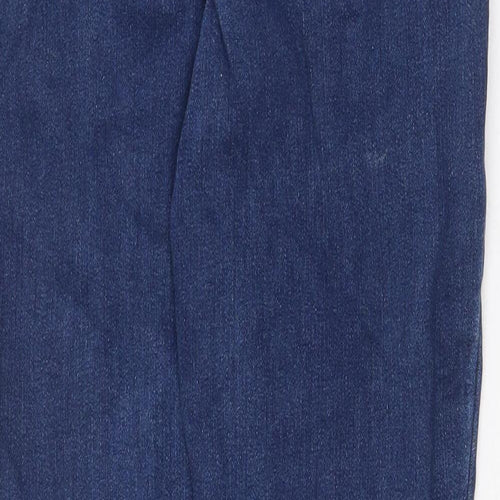 Et Vous Womens Blue Cotton Skinny Jeans Size 12 Regular Zip