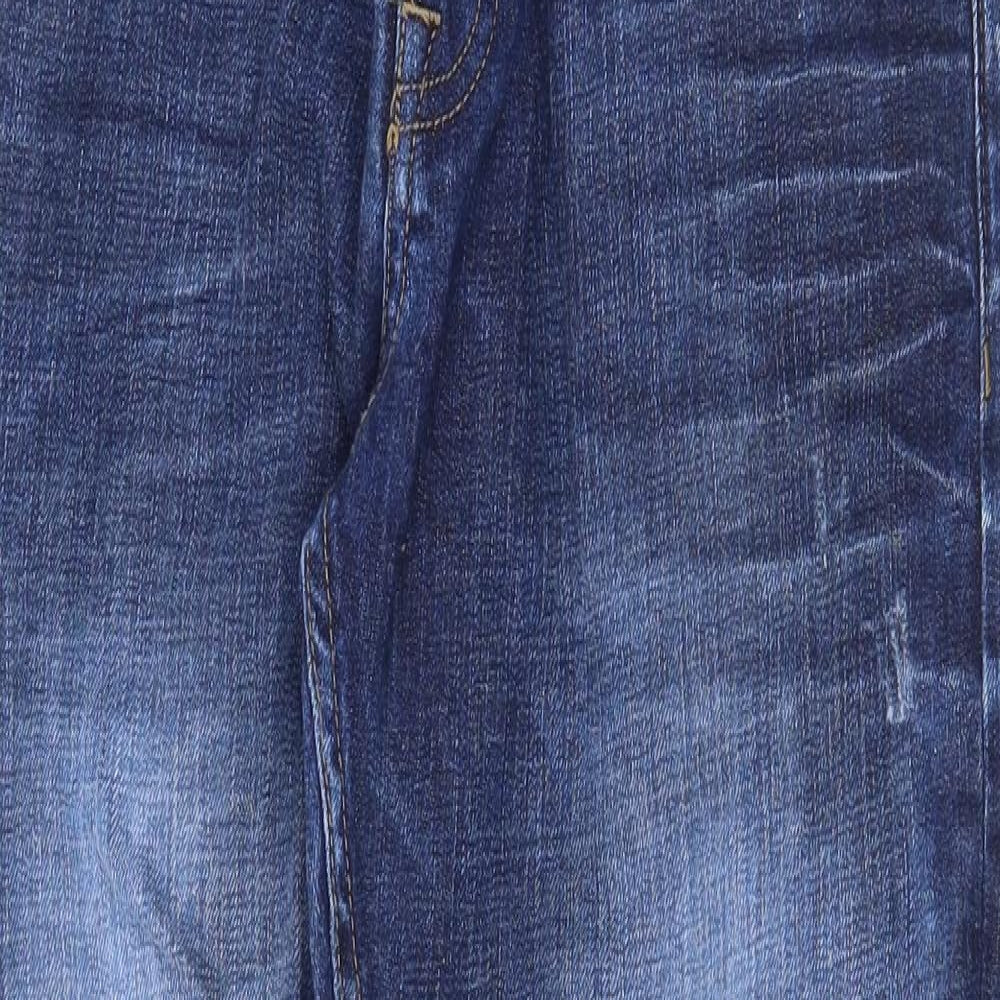 Union Wares Mens Blue Cotton Straight Jeans Size 32 in Regular Zip