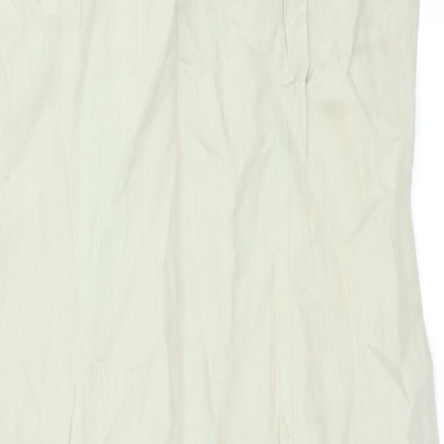 Principles Womens Beige Modal A-Line Size 14 Boat Neck Zip