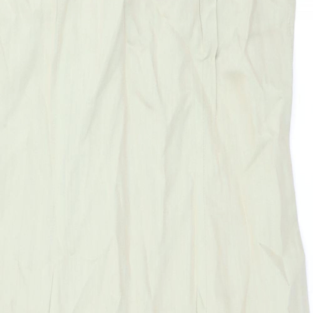 Principles Womens Beige Modal A-Line Size 14 Boat Neck Zip