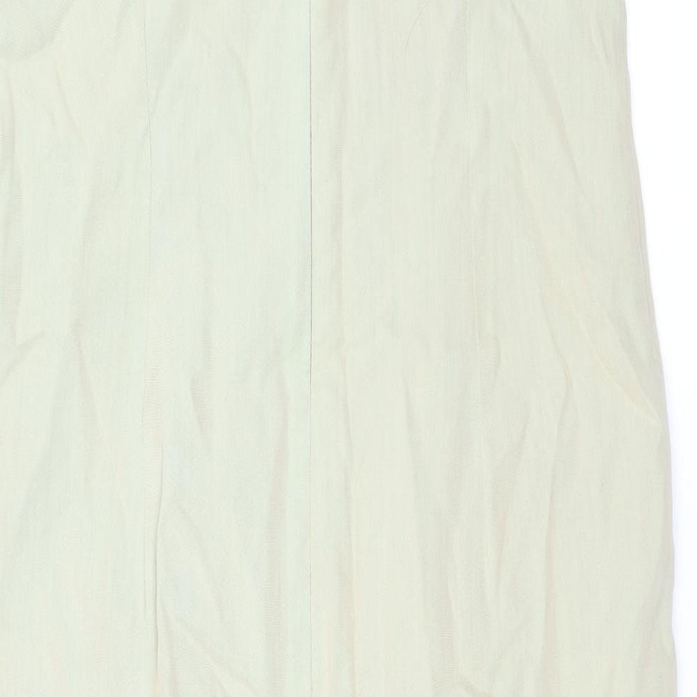 Principles Womens Beige Modal A-Line Size 14 Boat Neck Zip