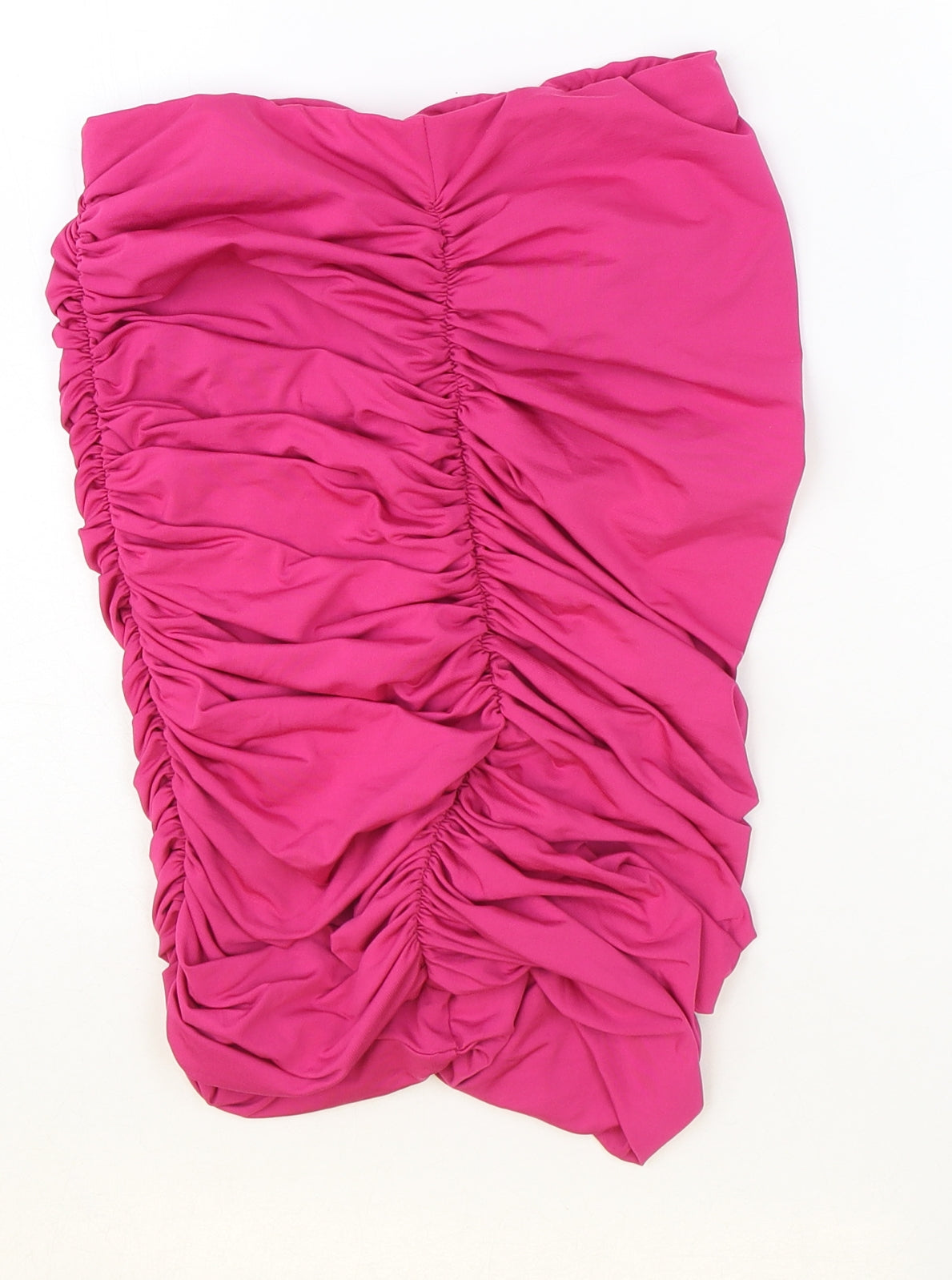 Oh Polly Womens Pink Polyester Bandage Skirt Size 8 Drawstring