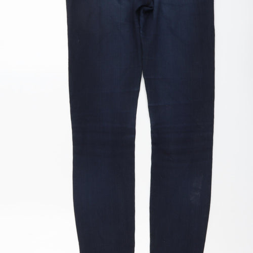 Paige Womens Blue Cotton Skinny Jeans Size 26 in L35 in Relaxed Button
