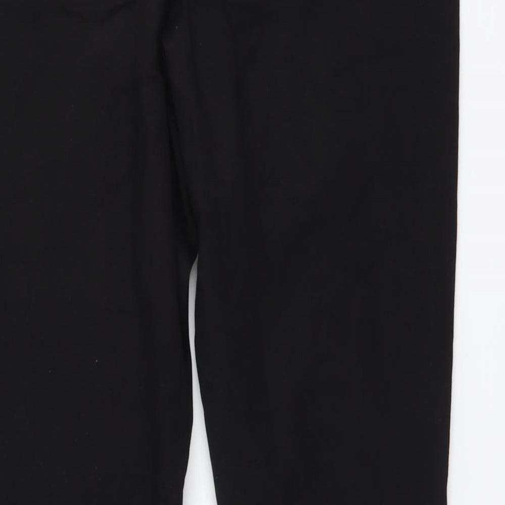 Dorothy Perkins Womens Black Cotton Skinny Jeans Size 14 L28 in Regular Button