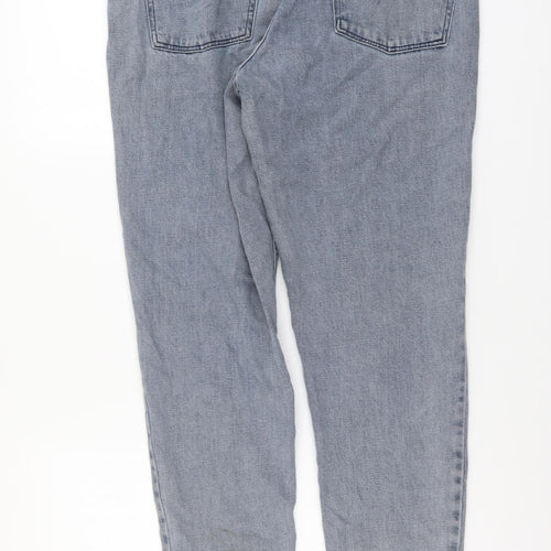 Topshop Womens Blue Cotton Skinny Jeans Size 32 in L34 in Regular Button