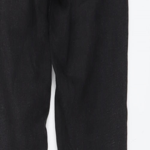 Pull&Bear Womens Black Cotton Skinny Jeans Size S L30 in Regular Button