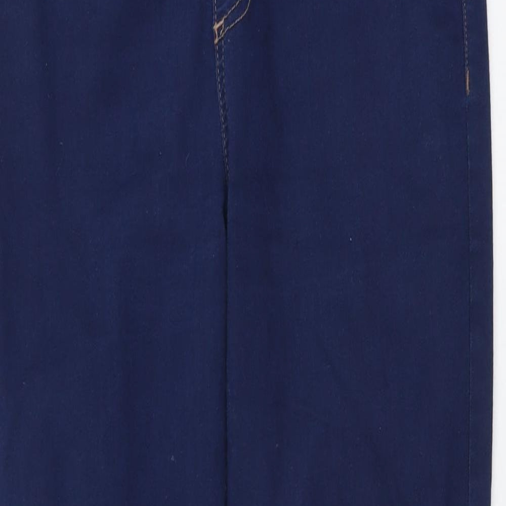 Marks and Spencer Womens Blue Cotton Jegging Jeans Size 14 L27 in Regular