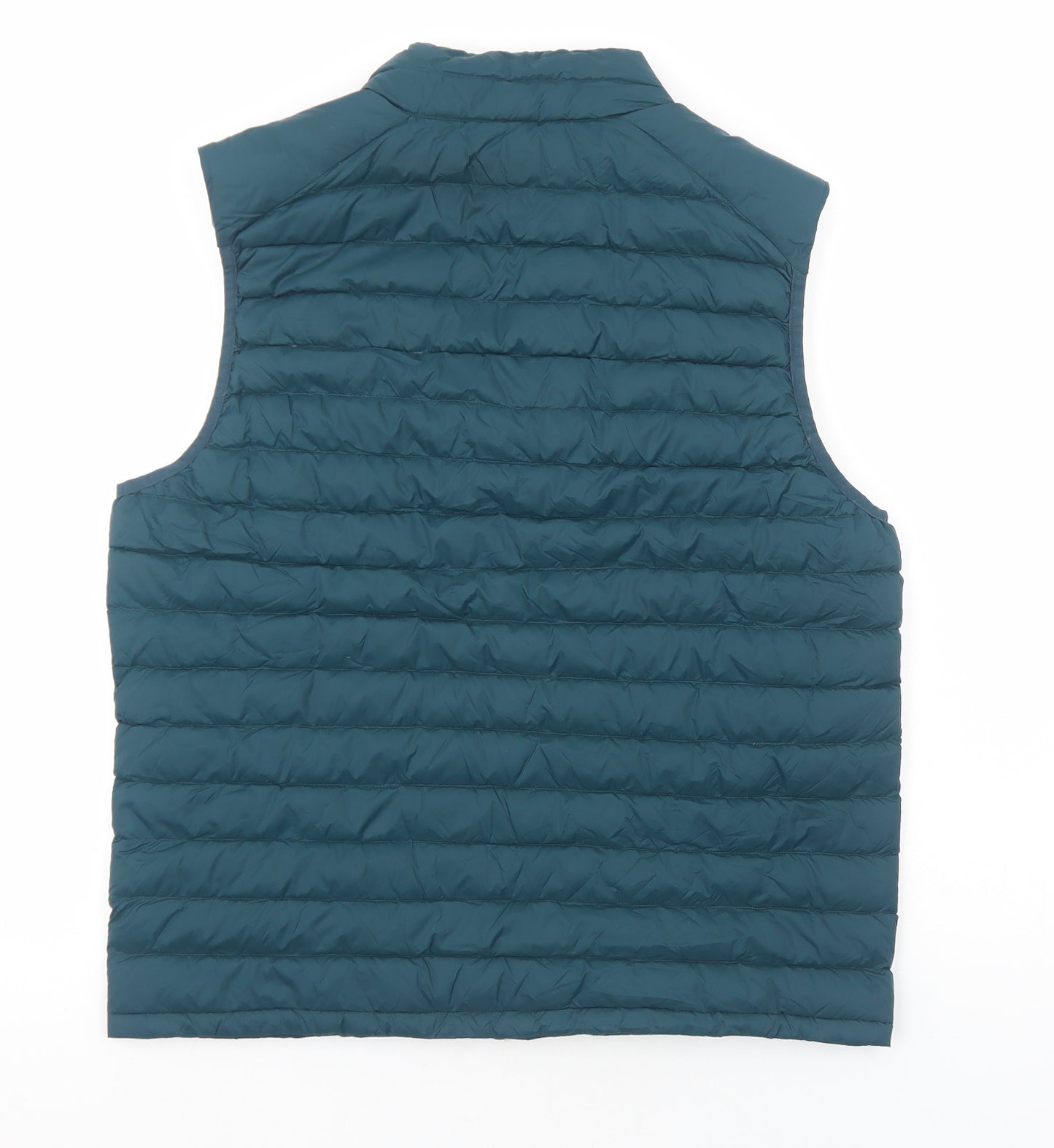 Marks and Spencer Mens Green Gilet Jacket Size L Zip