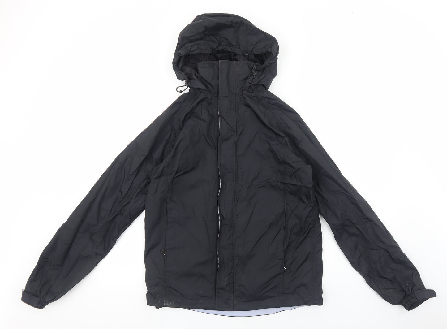 Peter Storm Womens Black Windbreaker Jacket Size 10 Zip