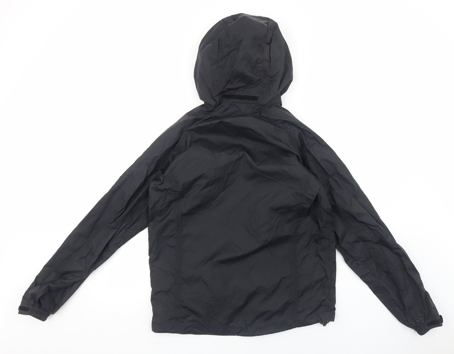 Peter Storm Womens Black Windbreaker Jacket Size 10 Zip