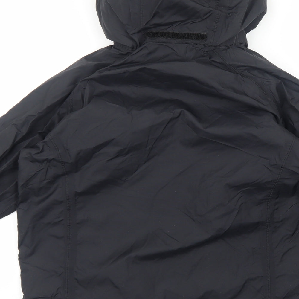 Peter Storm Womens Black Windbreaker Jacket Size 10 Zip