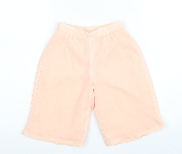 Janie and Jack Girls Pink 100% Cotton Jogger Trousers Size 18-24 Months Pullover