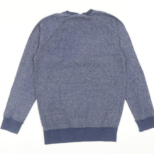 Matalan Mens Blue Polyester Pullover Sweatshirt Size S
