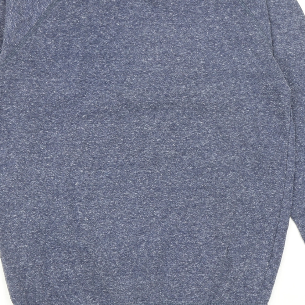 Matalan Mens Blue Polyester Pullover Sweatshirt Size S