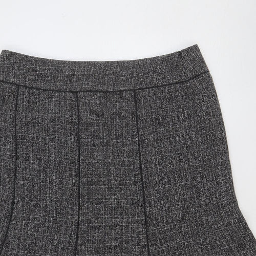 EWM Womens Grey Polyester Trumpet Skirt Size 16