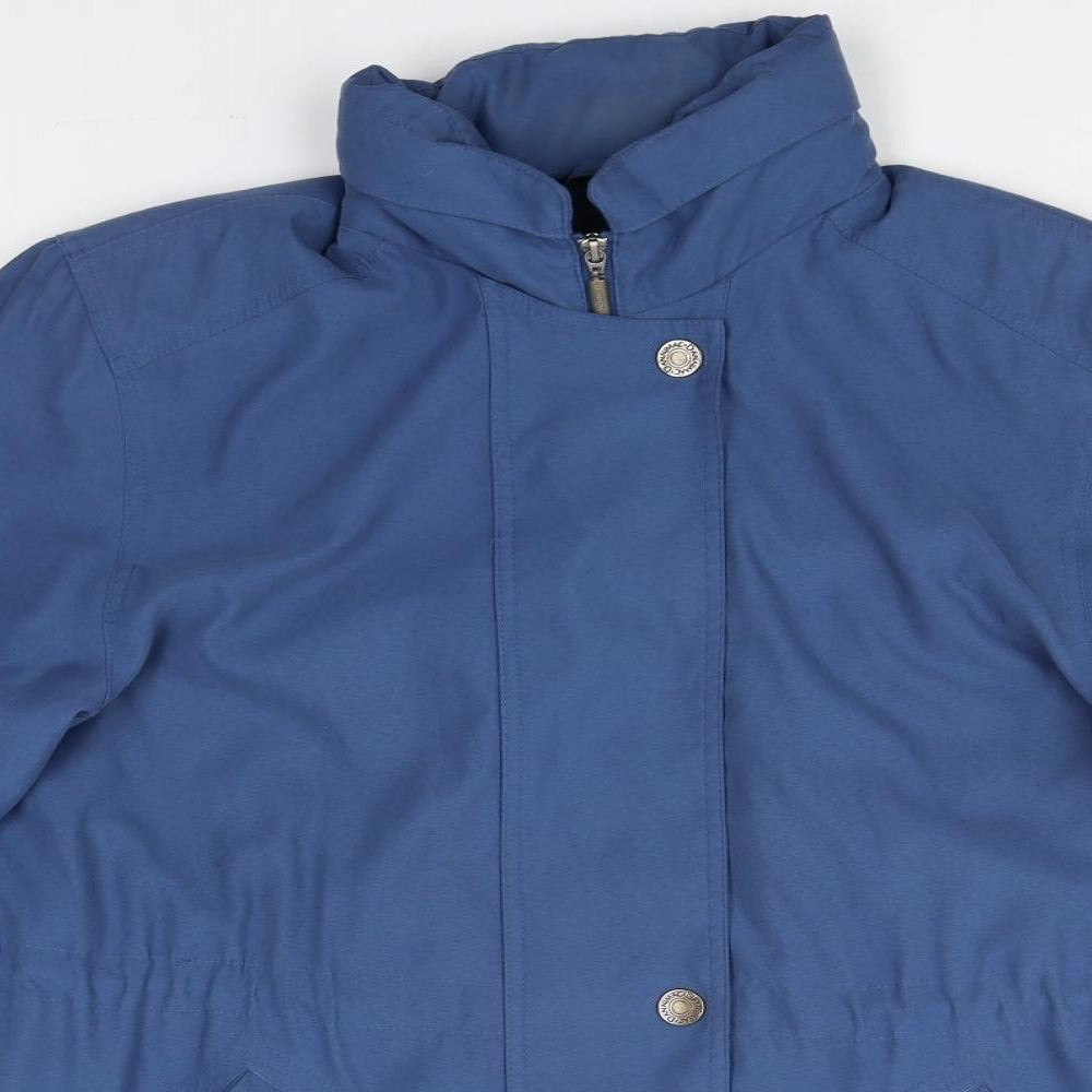DANNIMAC Womens Blue Jacket Size M Zip