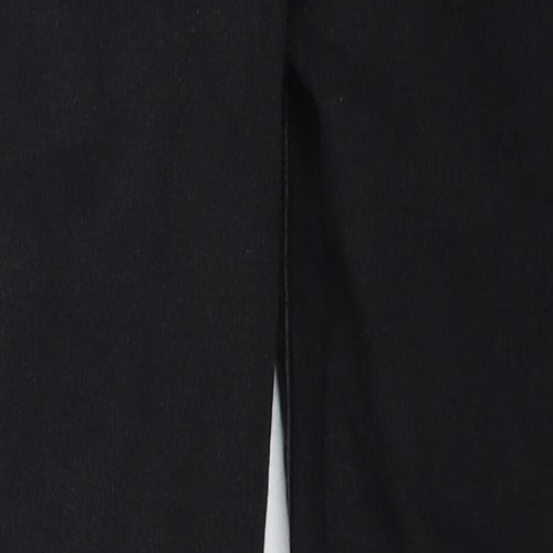 Matalan Girls Black Cotton Skinny Jeans Size 9 Months Regular Pullover