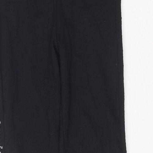 Ted Baker Girls Black Viscose Jogger Trousers Size 12-13 Years Regular Pullover - Leggings