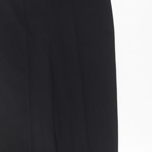 Missguided Womens Black Polyester Trousers Size 10 Regular