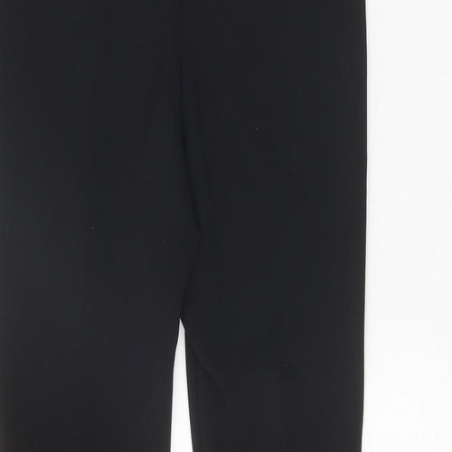 Missguided Womens Black Polyester Trousers Size 10 Regular