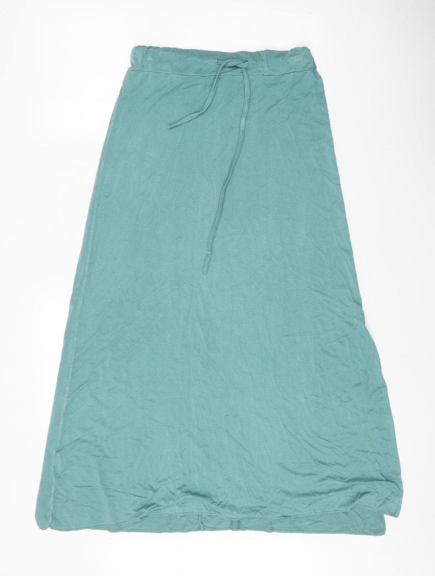 Obsession Womens Green Viscose Swing Skirt Size 28 in Tie