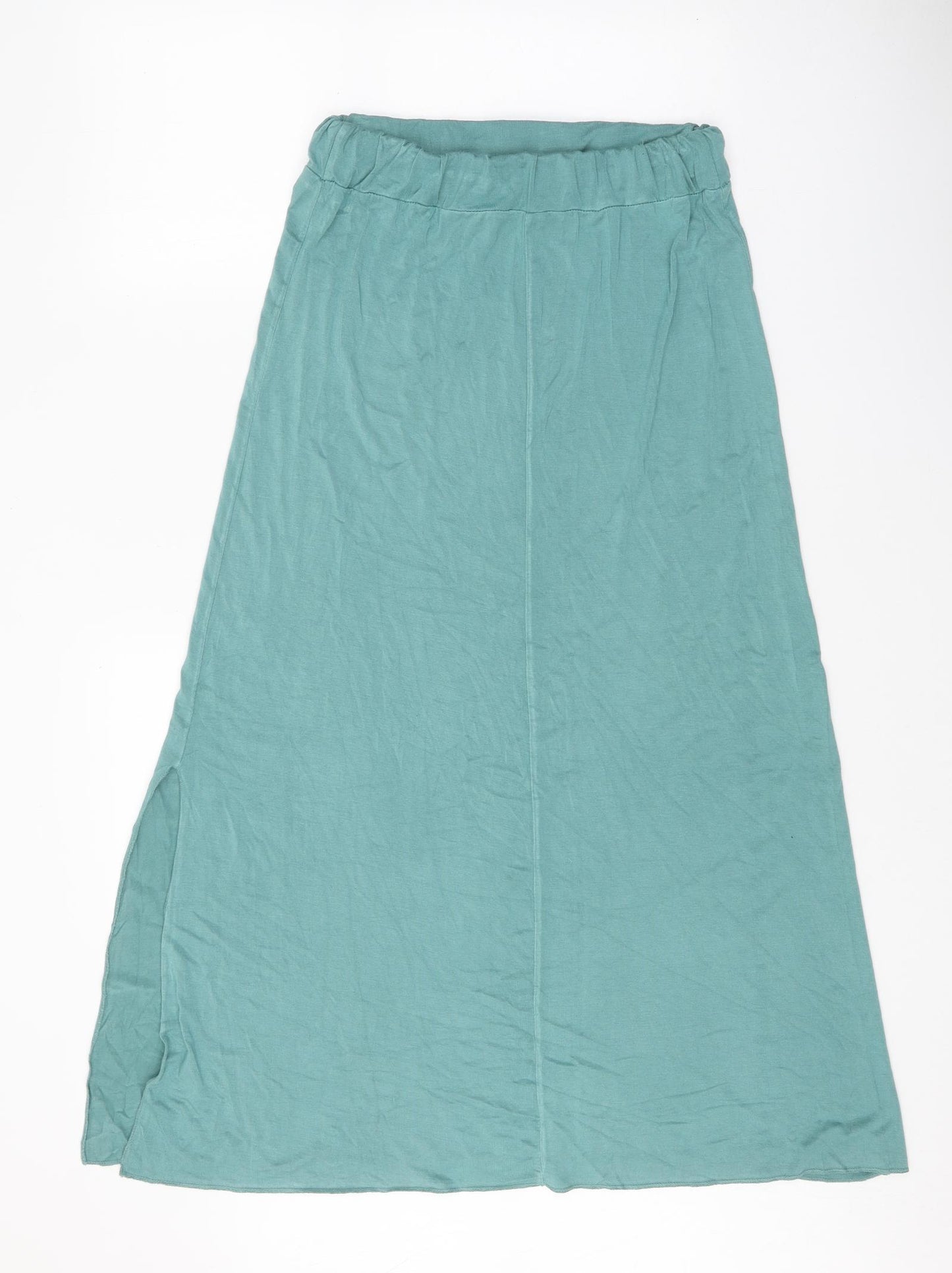 Obsession Womens Green Viscose Swing Skirt Size 28 in Tie
