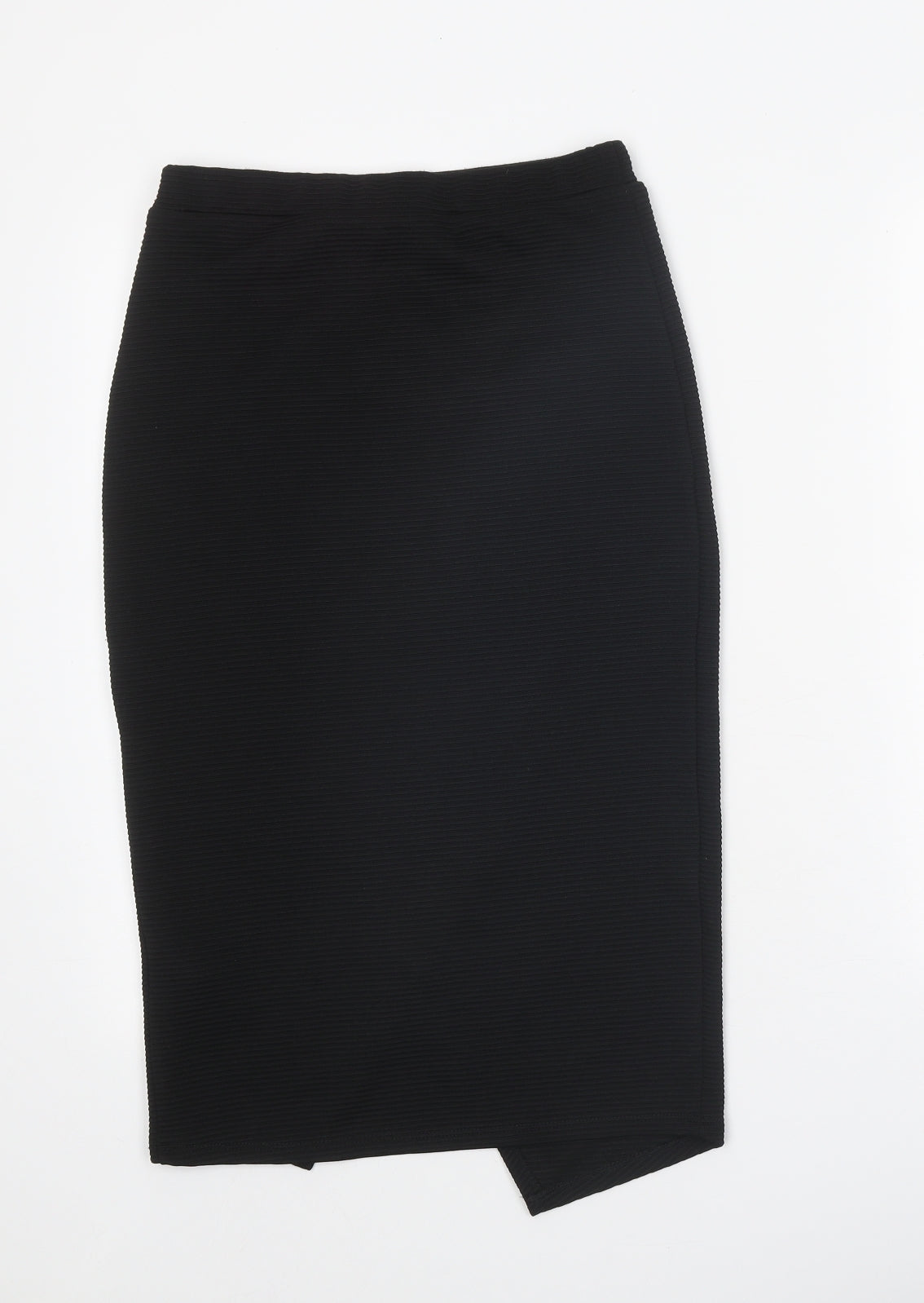 New Look Womens Black Polyester Straight & Pencil Skirt Size 10