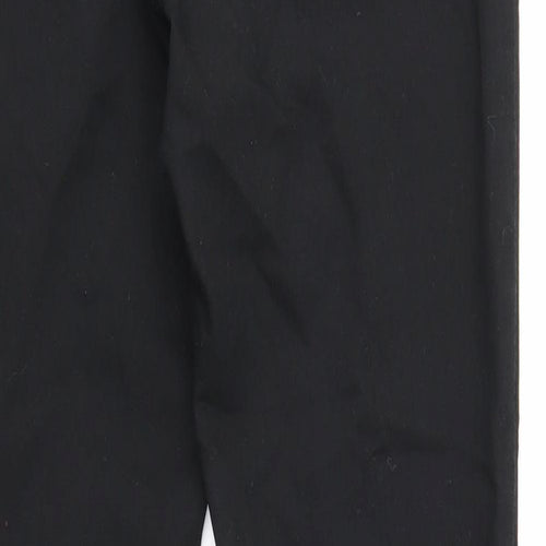 H&M Womens Black Cotton Skinny Jeans Size 12 Regular Zip