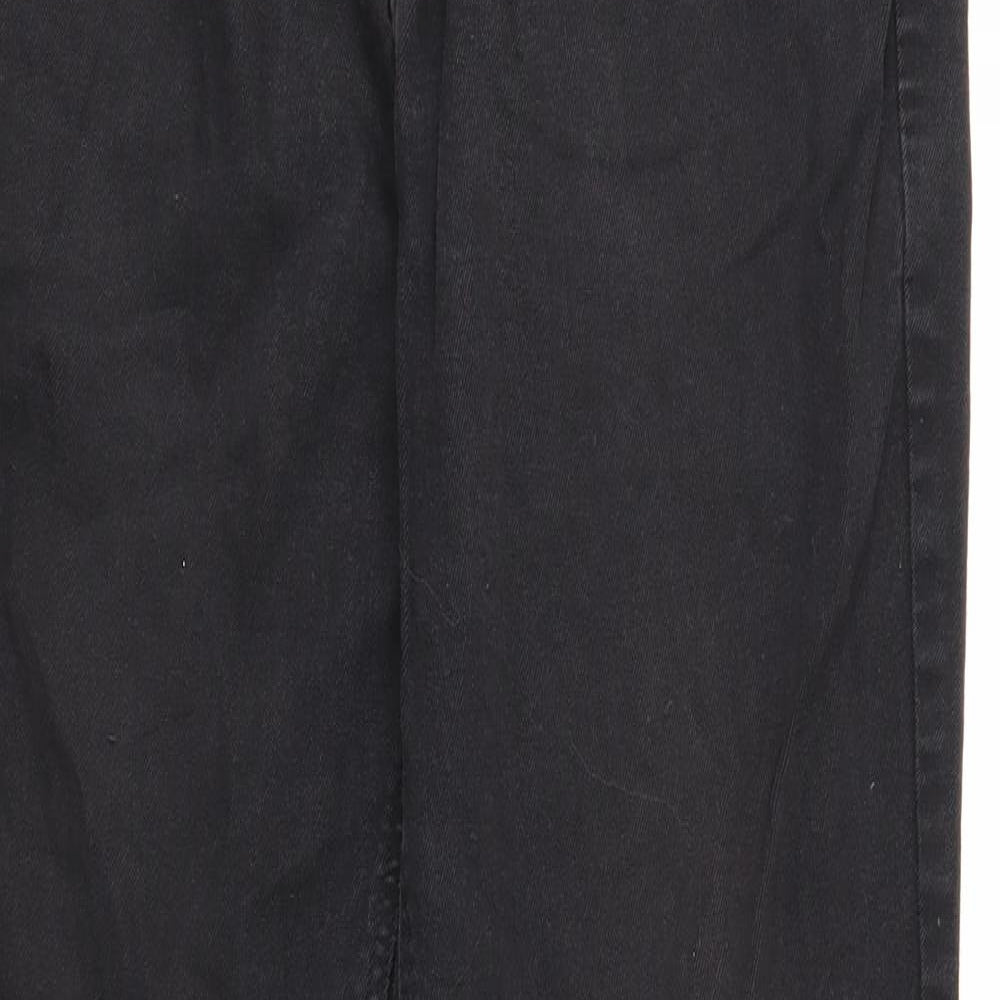 NEXT Mens Black Cotton Skinny Jeans Size 34 in Regular Zip