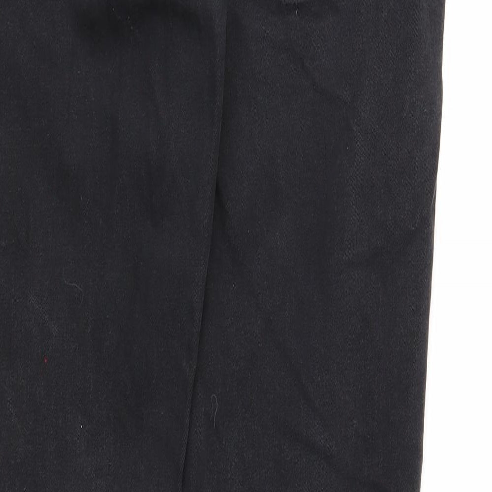 NEXT Mens Black Cotton Skinny Jeans Size 34 in Regular Zip