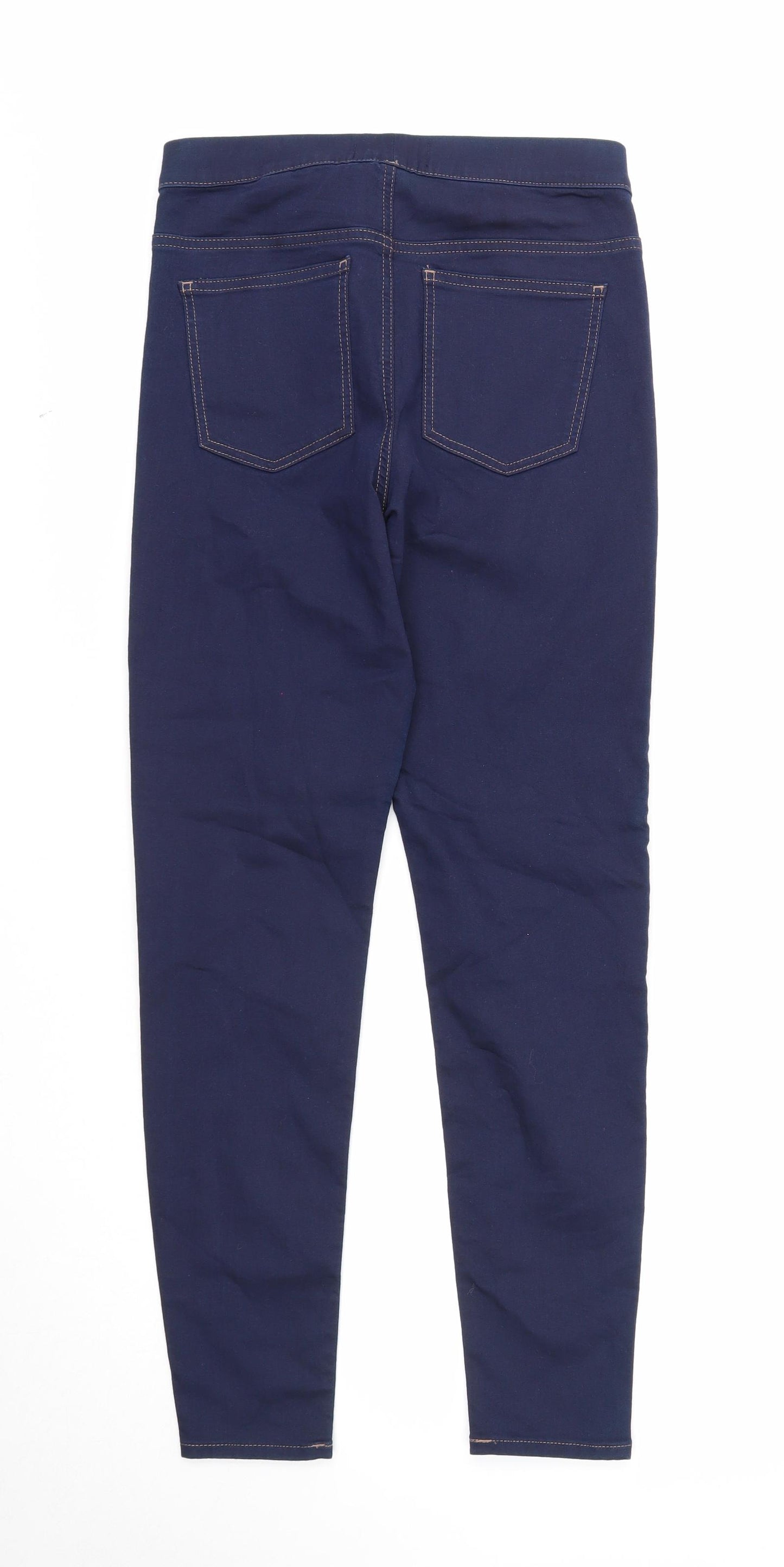 Marks and Spencer Womens Blue Cotton Jegging Jeans Size 10 Regular