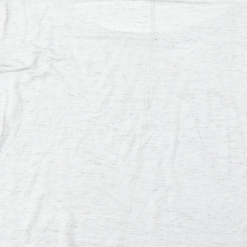 Indigo Womens Green Viscose Basic T-Shirt Size 14 Round Neck